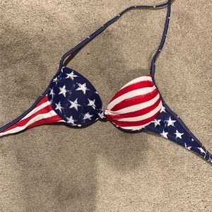 Xhilaration American flag bikini top